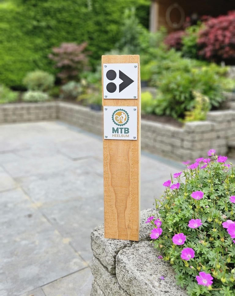 MTB Heelsum routebordje